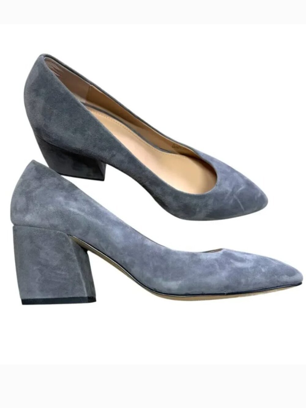 Botkier Stella Suede Leather Gray Pumps Size 7
